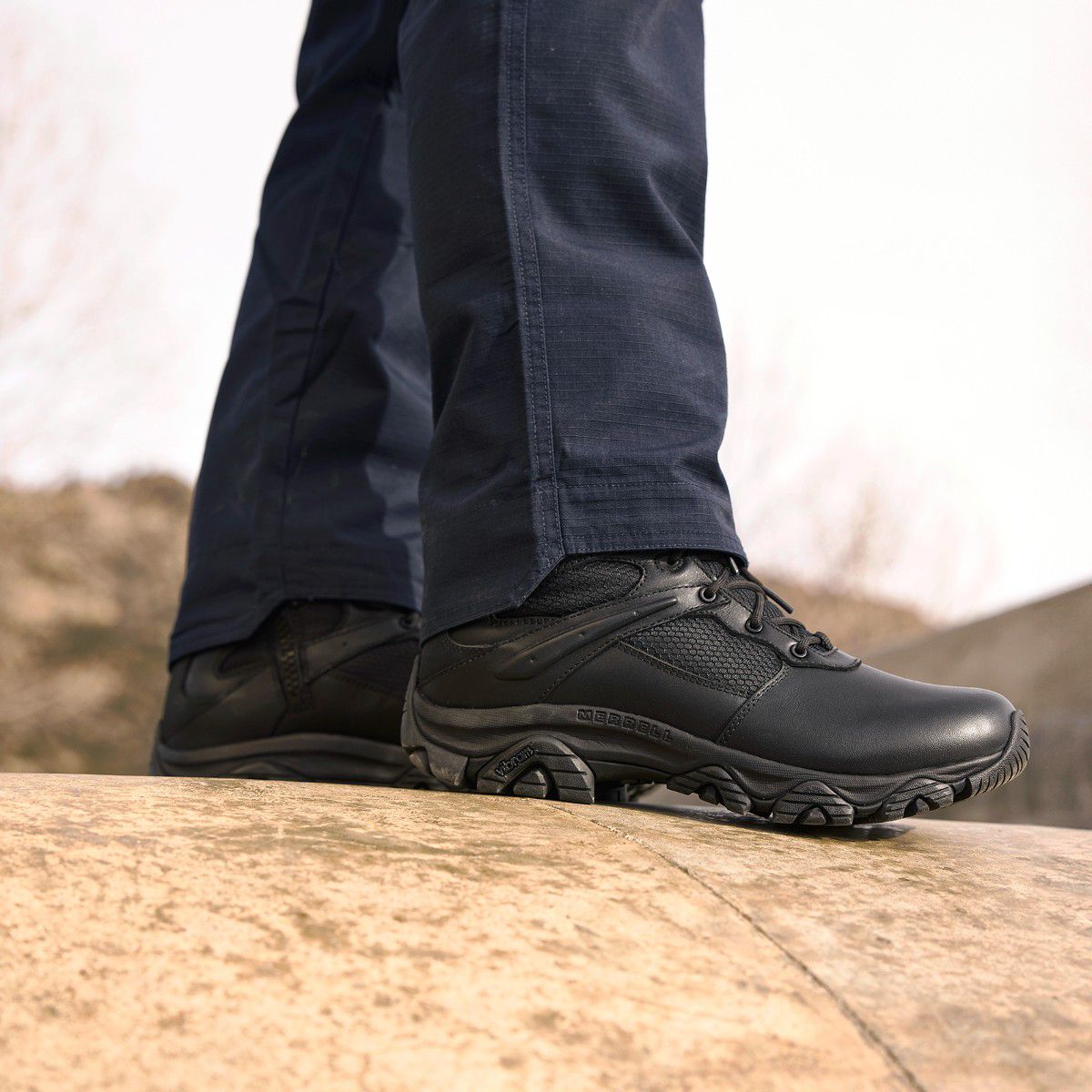 Men Moab 3 8" Tactical  Zip Waterproof Boot - Merrell Everyday