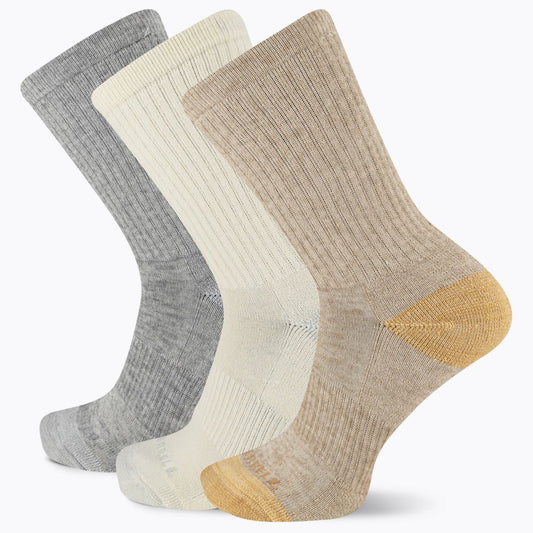 Trekker Wool Crew Sock 3 Pack - Socks - Merrell Premium