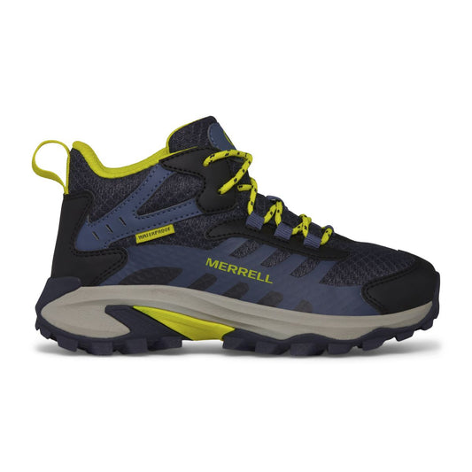 Kid - Moab Speed 2 Mid Waterproof - Athletics BK - Merrell Deals